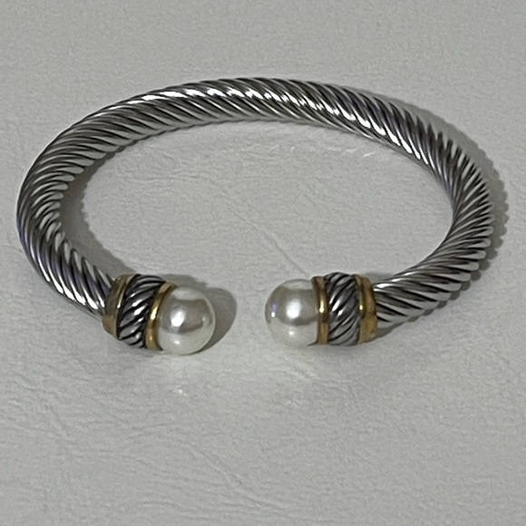 Luxury Twisted Cable Bangle Bracelet Stackable Women’s Jewelry - Picture 5 of 5